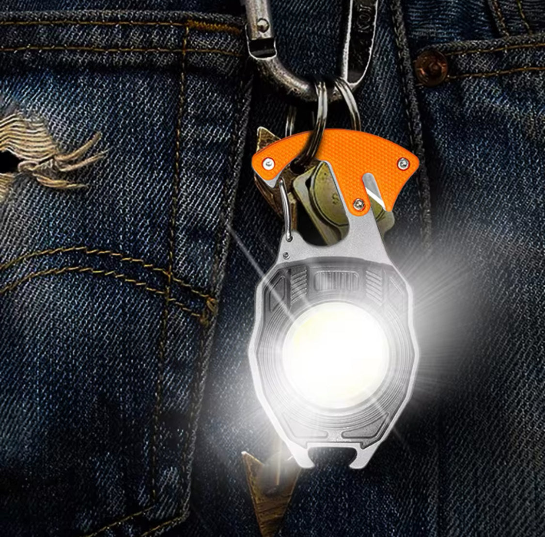 Multifunctional Keychain Lighter, Mini Torch With Cigarette Lighter, USB Rechargeable Flashlight With Screwdriver Multifunctional Keychain Lighter, Mini Torch With Cigarette Lighter, USB Rechargeable Flashlight With Screwdriver